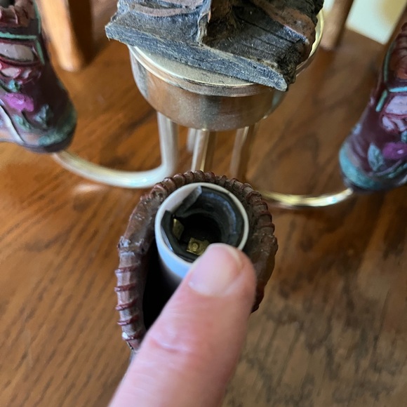 Rustic OOAK Cowboy Boot Chandelier - Picture 13 of 16